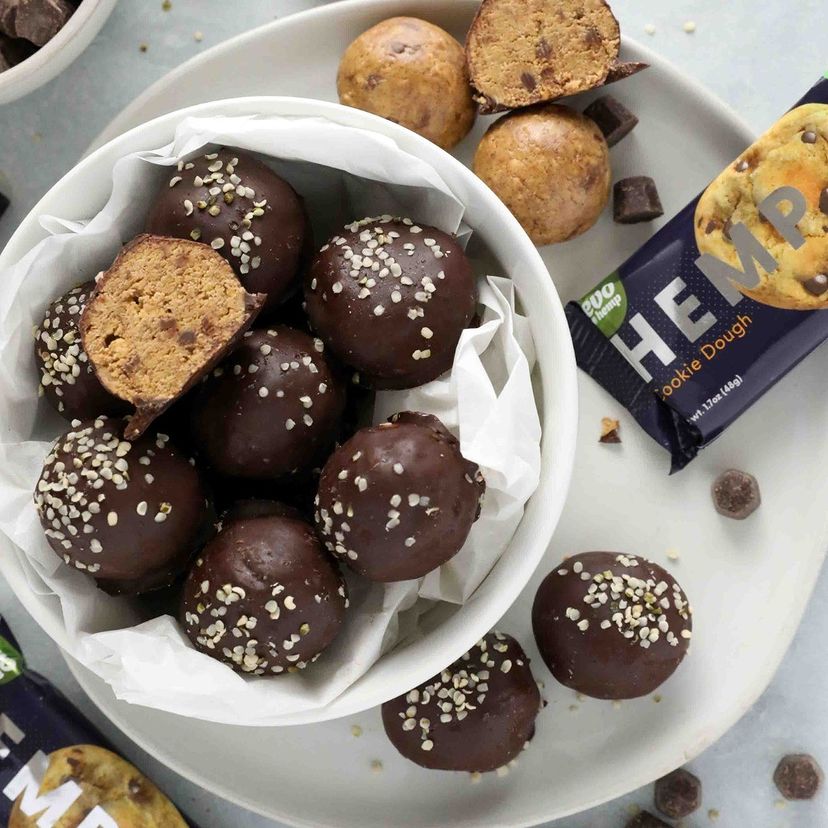 Easy Cookie Dough Protein Truffles